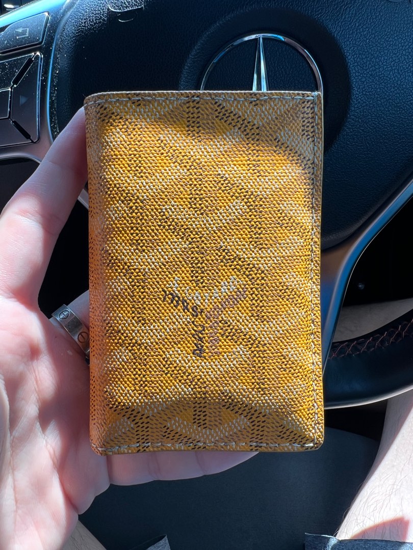 Goyard Wallet Cardholder, Luxury, Bags & Wallets on Carousell