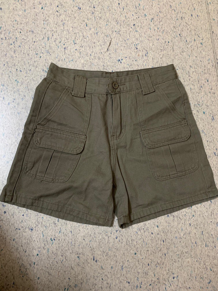 Grey Cargo shorts, Women's Fashion, Bottoms, Shorts on Carousell