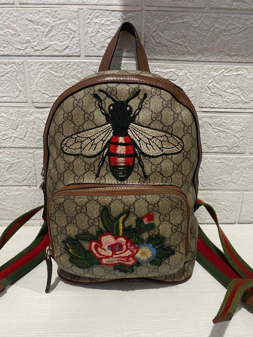 Gucci backpack bee hotsell and flower