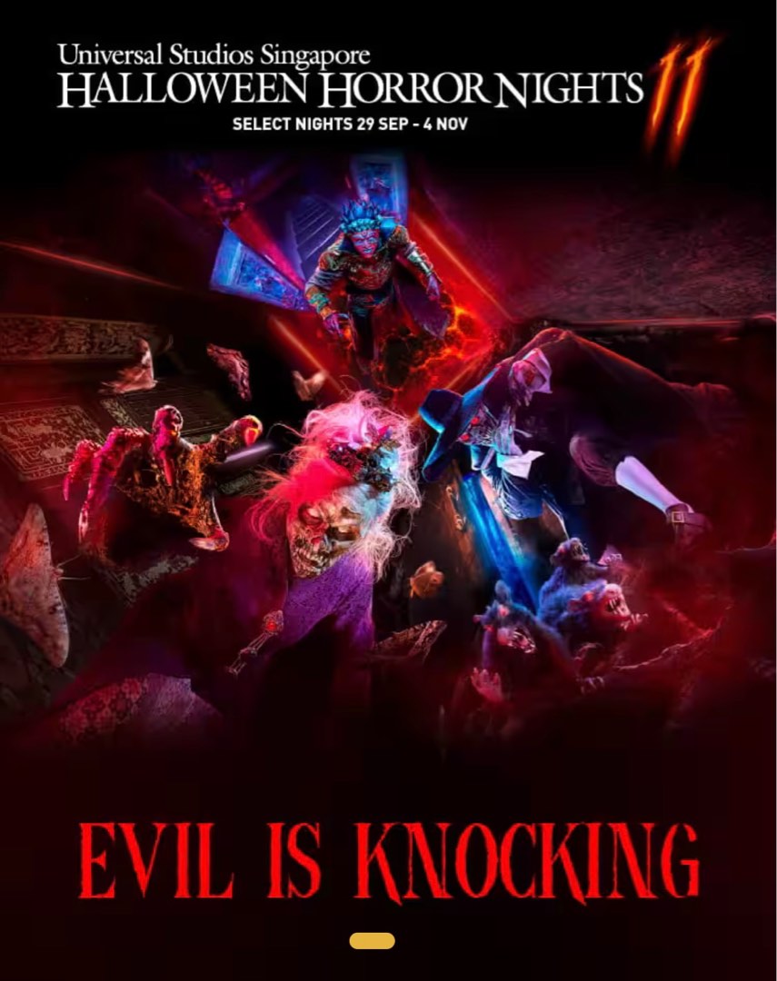 Halloween Horror Night Tickets X3, Tickets & Vouchers, Event Tickets on