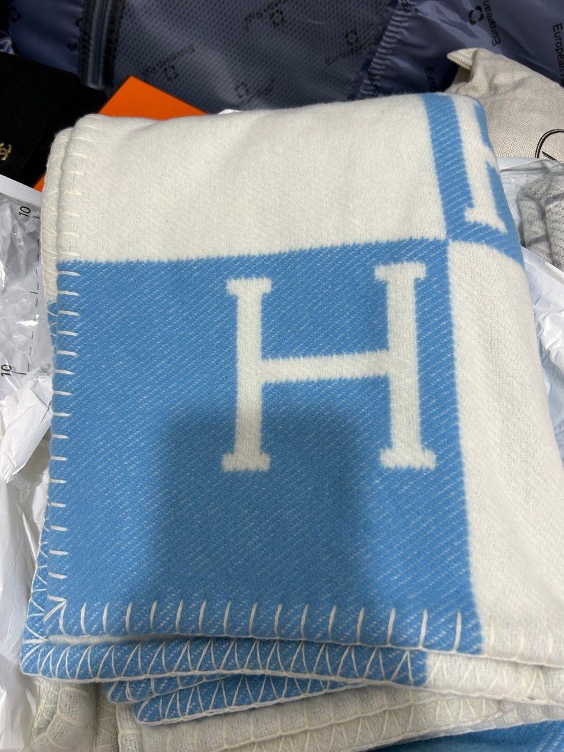 Hermes Avalon Baby Blanket, 名牌, 飾物及配件 Carousell