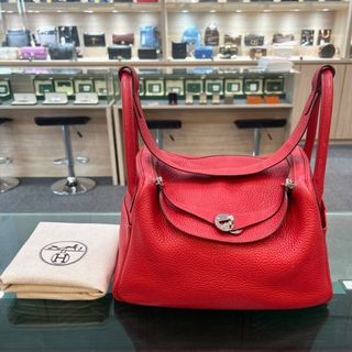 Brand New Hermes Lindy 26, Rouge Tomato in Clemence PHW #A, Luxury, Bags &  Wallets on Carousell