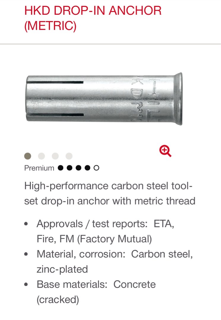 Hilti drop in anchor tool deals