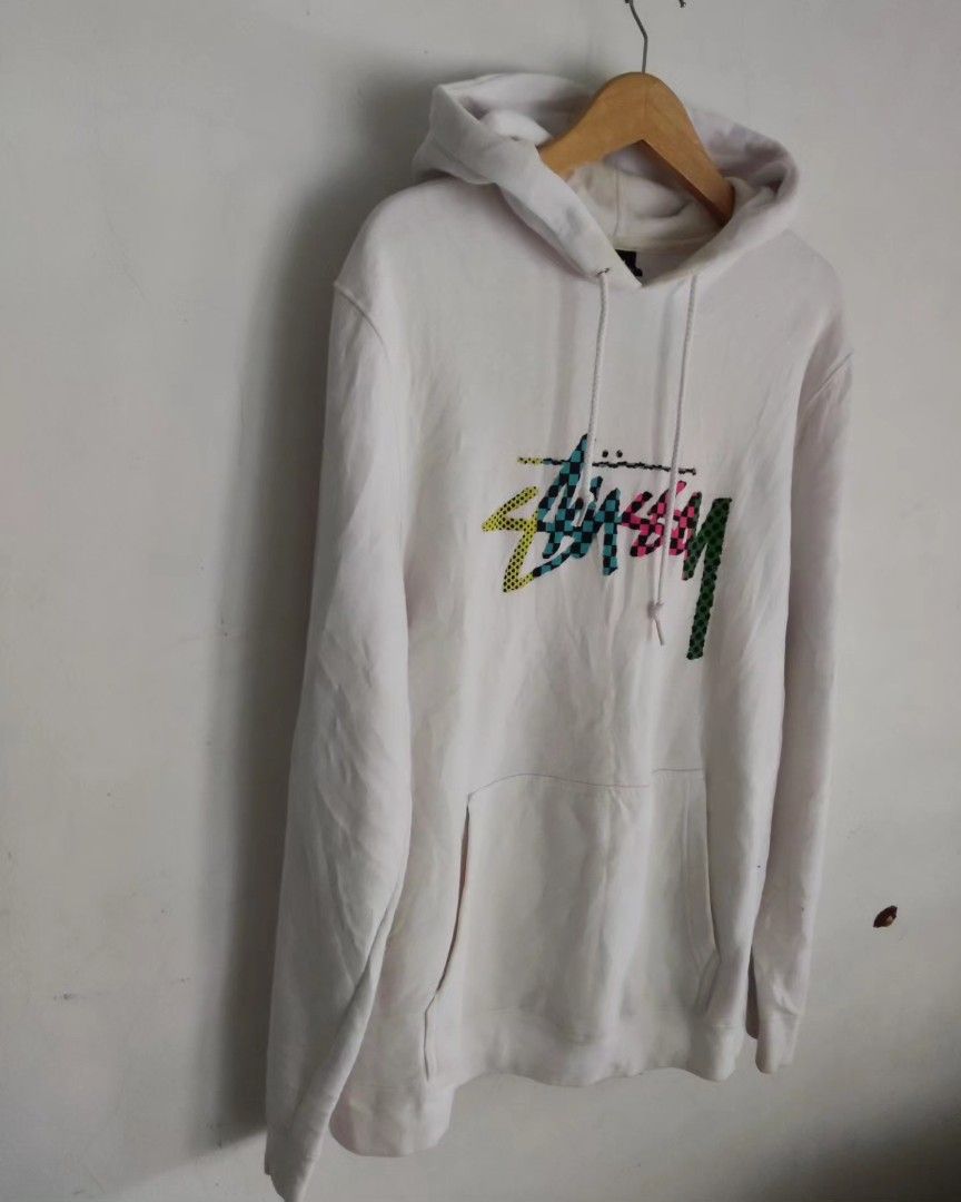 Stussy rainbow hotsell hoodie