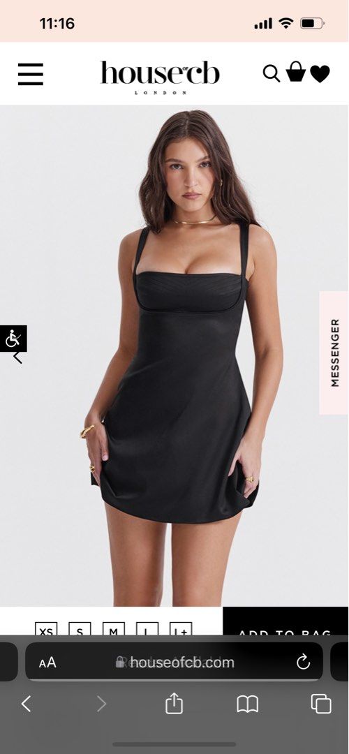 house of CB kara dress black, Women's Fashion, Dresses & Sets, Dresses