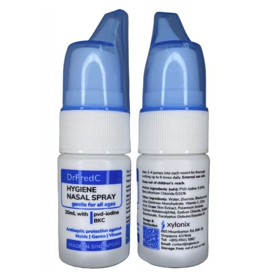 Hygiene Nasal Spray Runny Nose Blocked Nose FLU COLDS GERMS