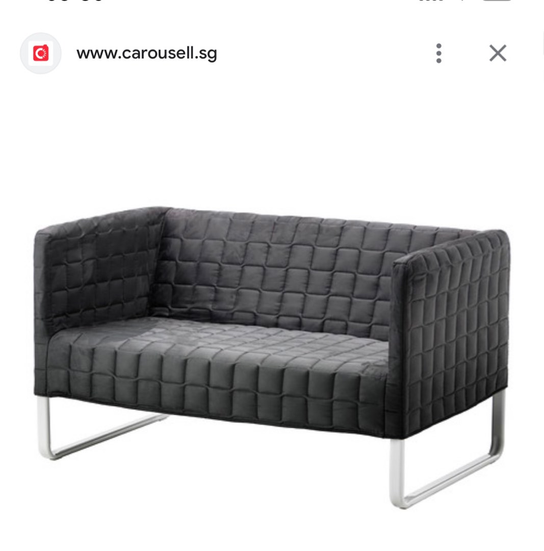 Ikea Knopparp sofa, Furniture & Home Living, Furniture, Sofas on Carousell