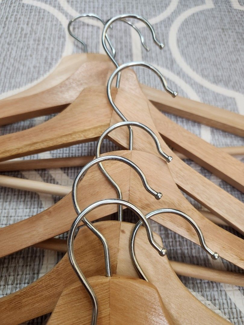 IKEA Wooden Hangers, Furniture & Home Living, Home Improvement