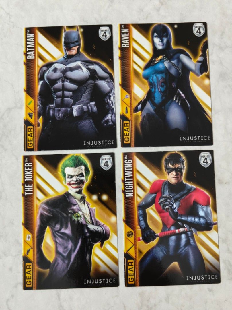 Injustice arcade Series 4 Cards, Hobbies & Toys, Toys & Games on Carousell