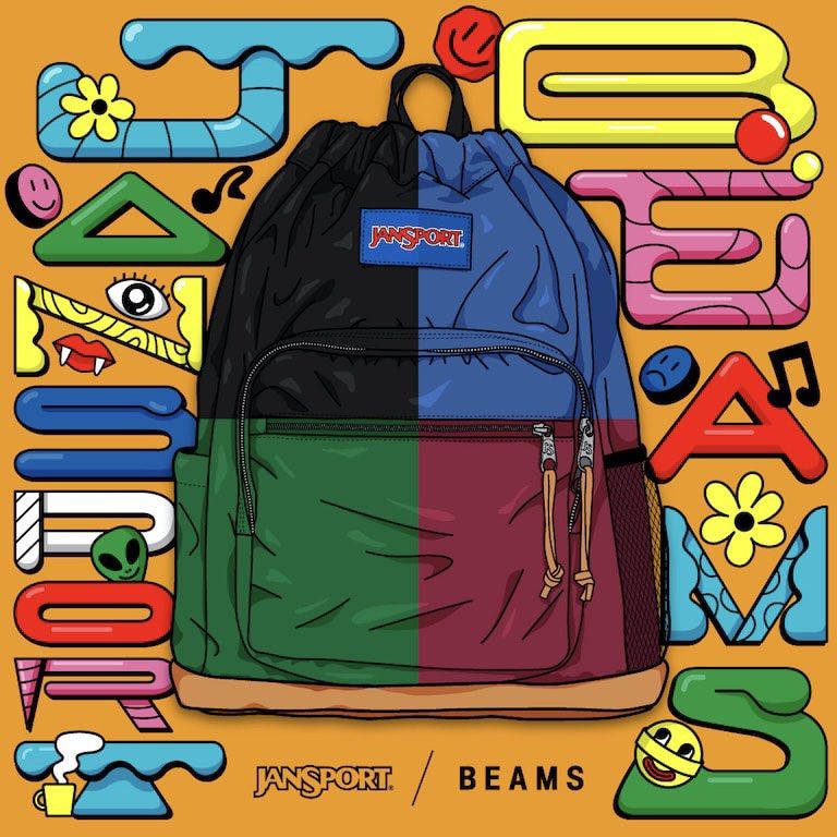 日本🇯🇵代訂】JANSPORT × BEAMS 別注Pack & Go, 男裝, 袋, 背包 