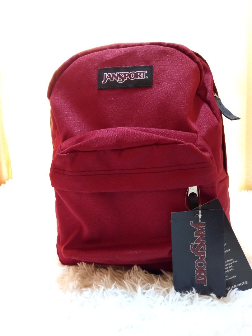 Jansport Medium Backpack Maroon Men s Fashion Bags Backpacks on Carousell