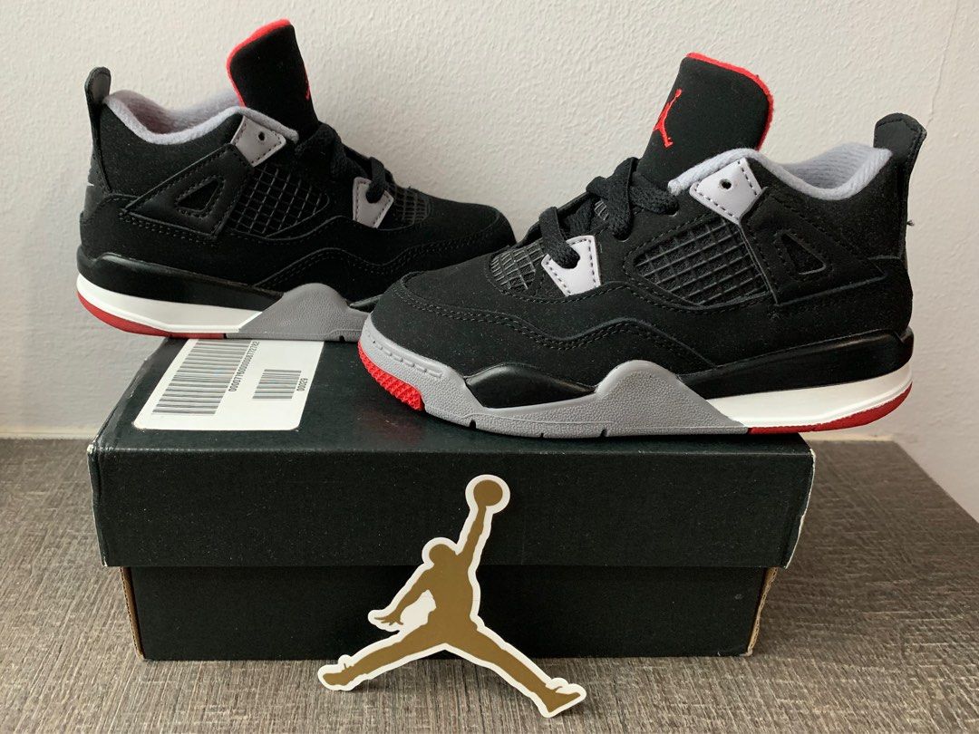 Jordan 4 bred 2019 kids on sale