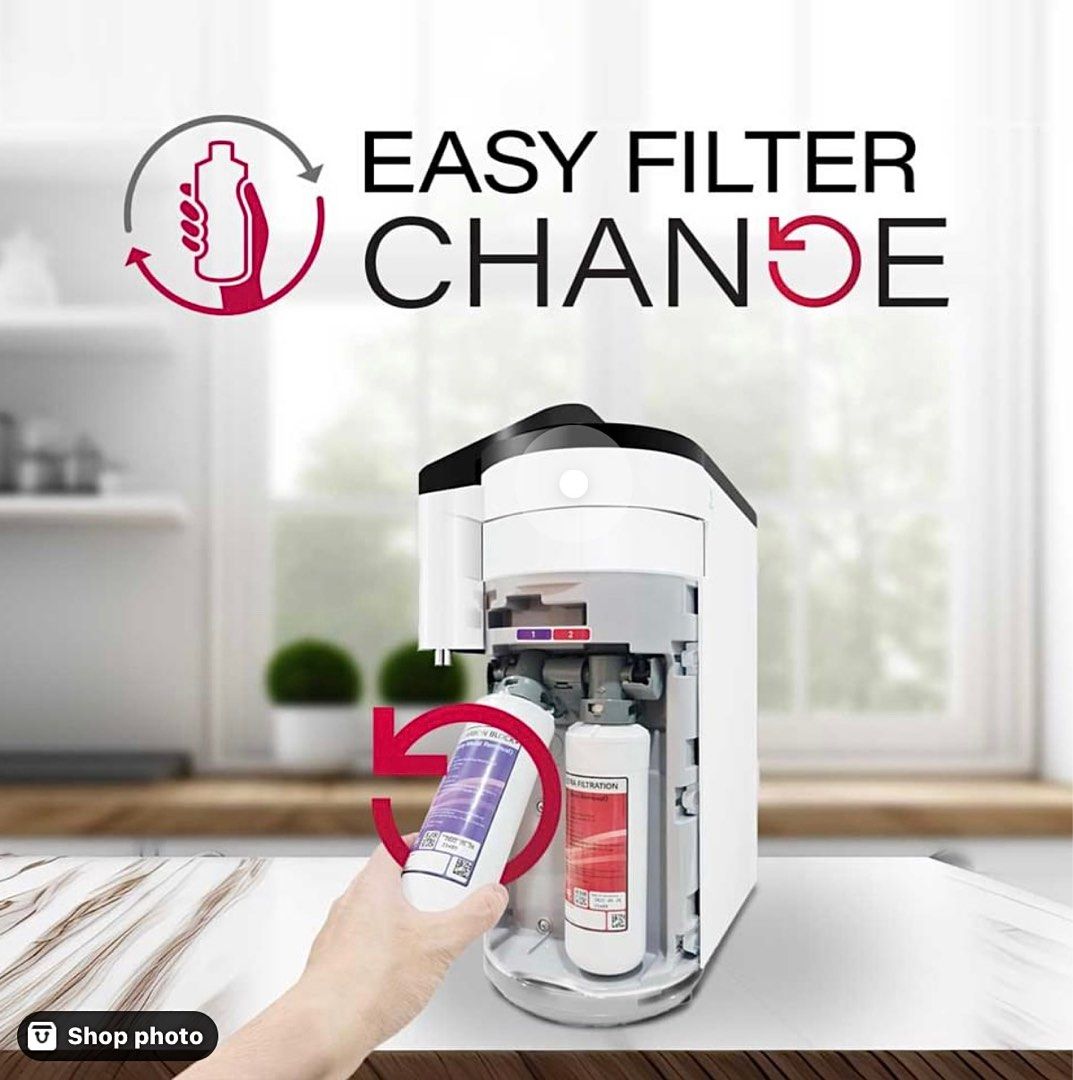 Just give it a gentle twist and pull and you re good to go LG PuriCare Self Service TANKLESS Water Purifier now LG 65th Anniversary Treats