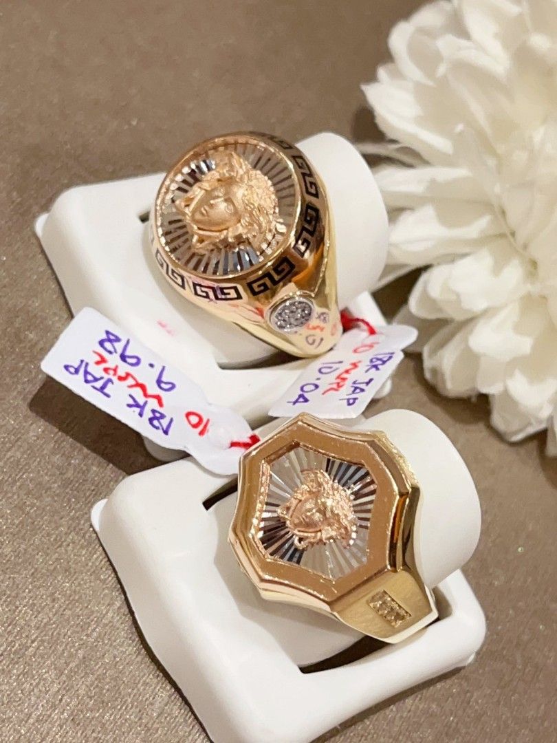 Versace ring 18k best sale