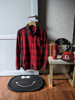 Kemeja flanel spinns veterano