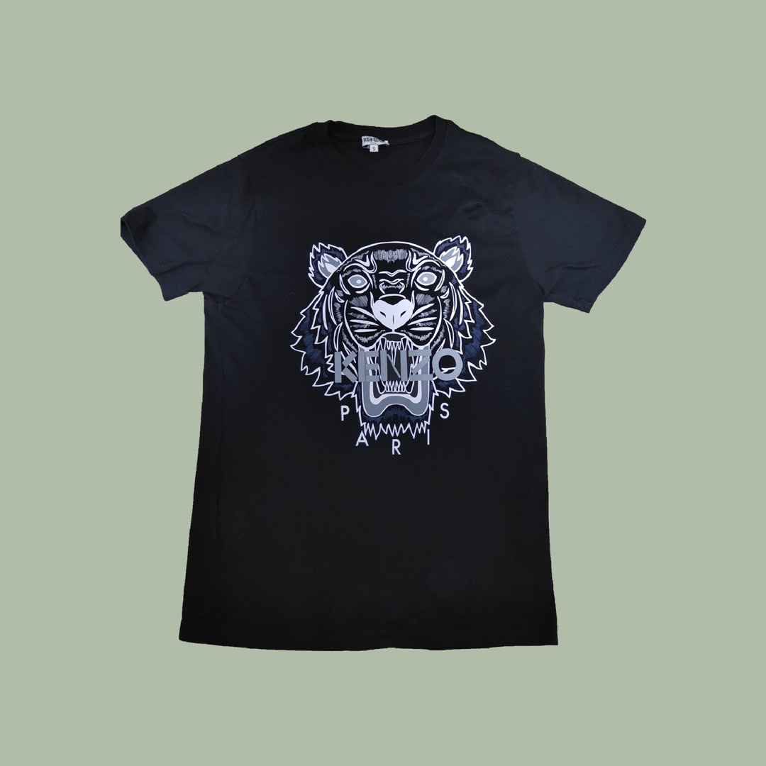 Black and outlet white kenzo shirt