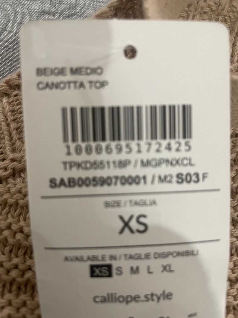 Knitted crochet top on Carousell