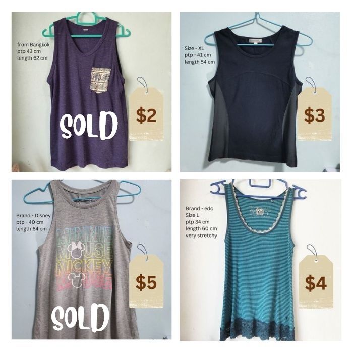 Ladies Preloved Tank Tops Selling Cheap