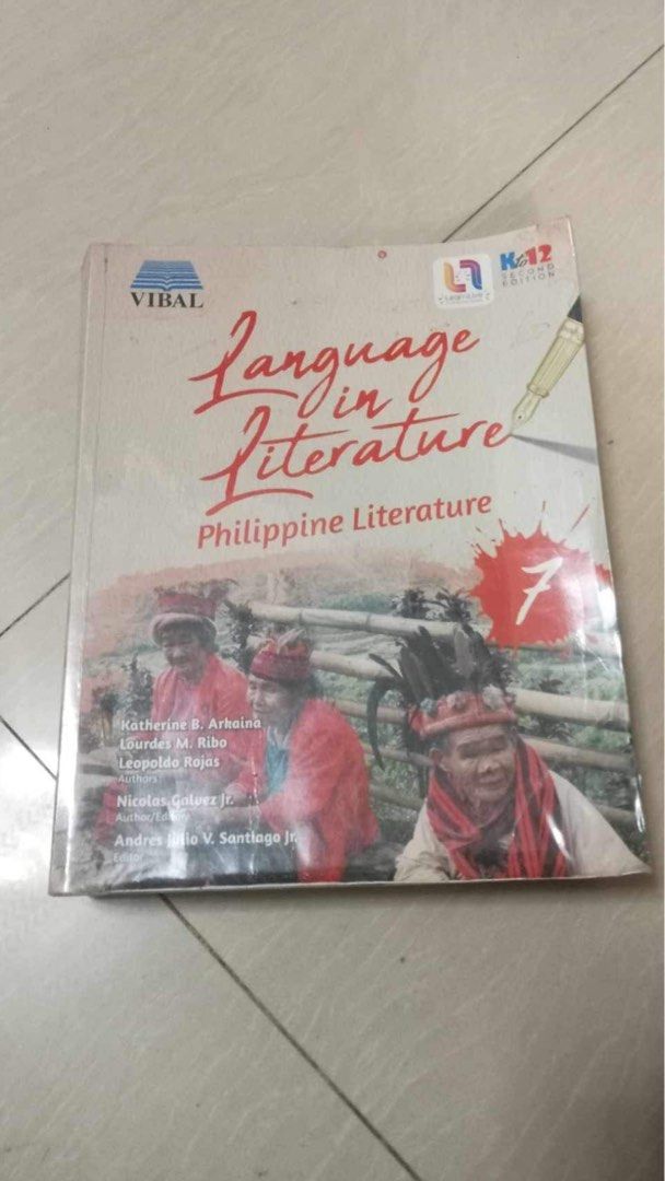 Language in Literature Philippine Literature Grade 7 books, Hobbies ...