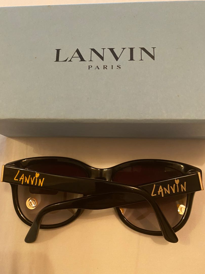 Lanvin black sunglasses Women s Fashion Watches