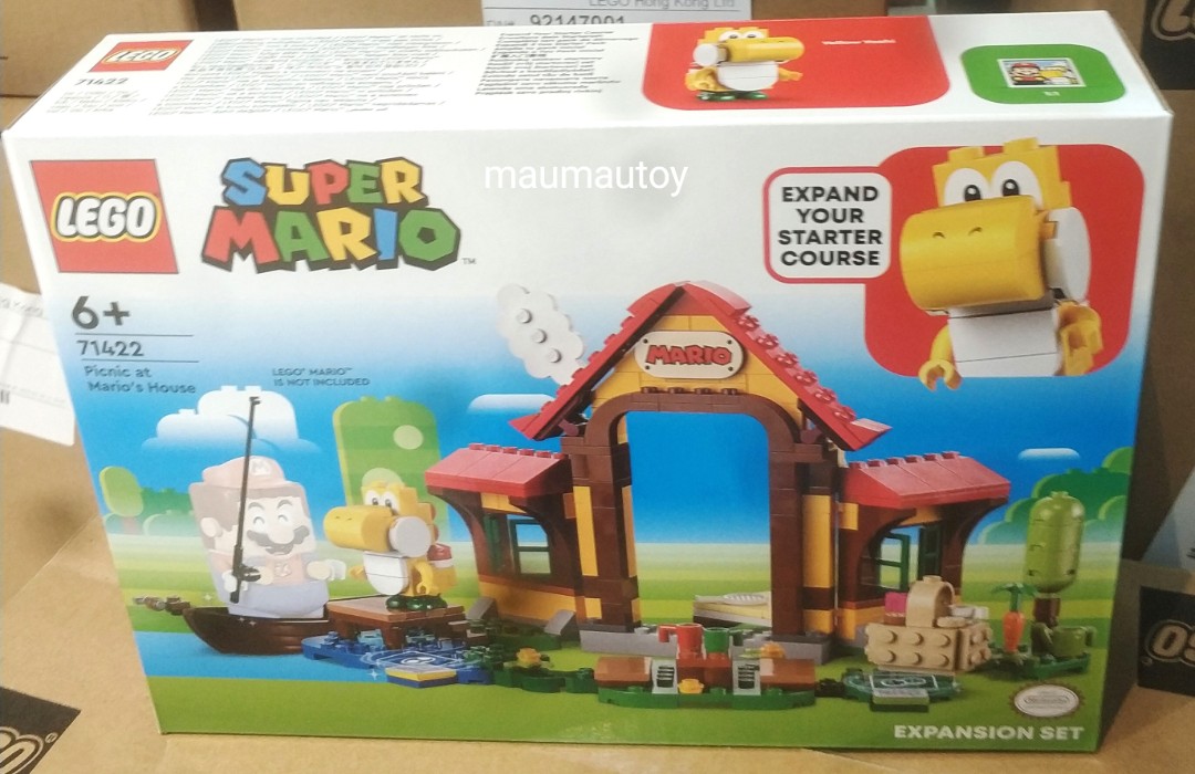 Lego 71422 Super Mario: Picnic at Mario's House Expansion Set, 興趣及遊戲, 玩具&  遊戲類- Carousell