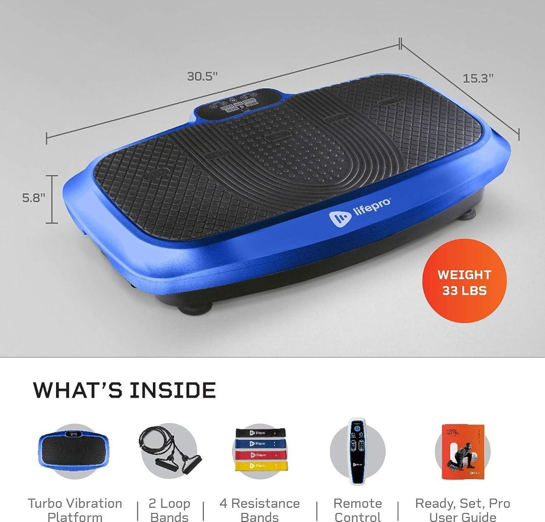 Lifepro turbo 3d vibration plate exercise machine dual motor oscillation new arrivals
