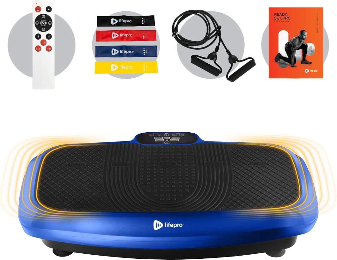 LifePro Turbo 3D Vibration Plate Exercise Machine Dual Motor