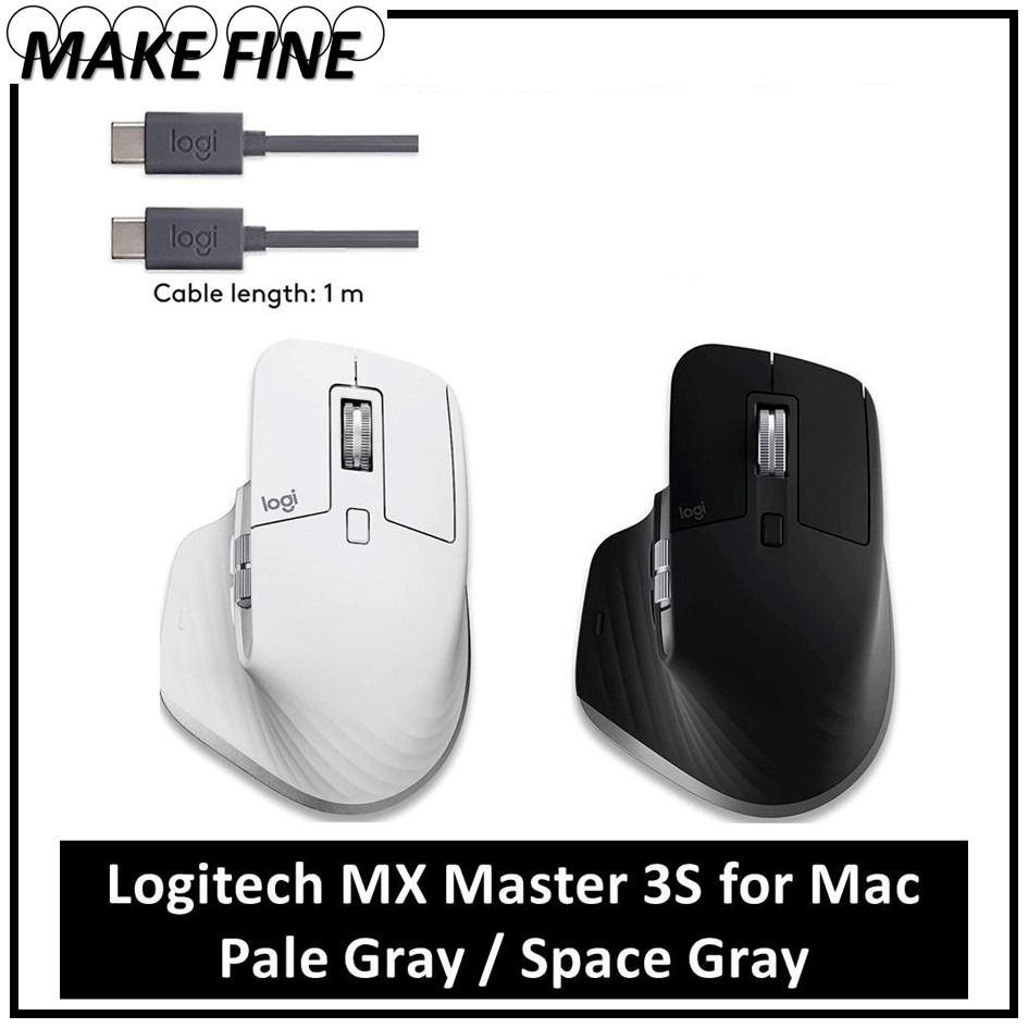 Logitech MX Master 3S for Mac Wireless mouse Space Gray