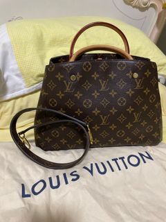 Authenticated Used LOUIS VUITTON Louis Vuitton Bowling Montaigne