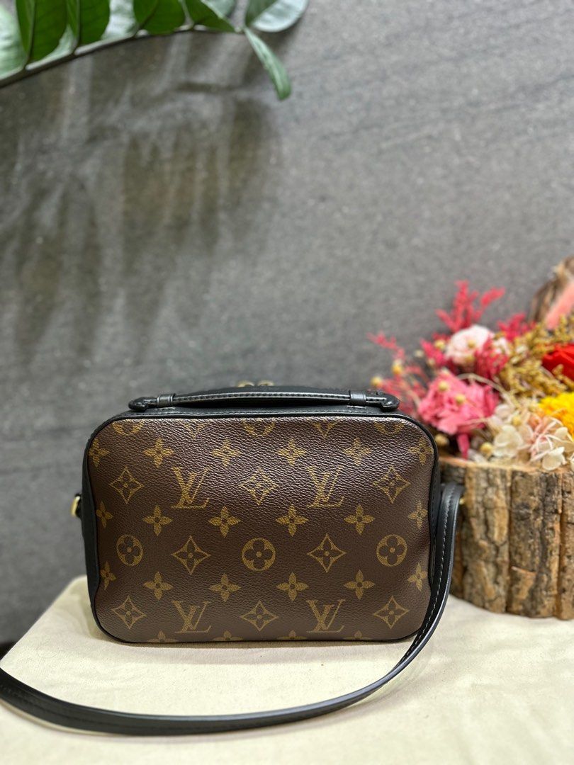 Louis Vuitton Saintonge Monogram Empreinte Noir, Luxury, Bags & Wallets on  Carousell