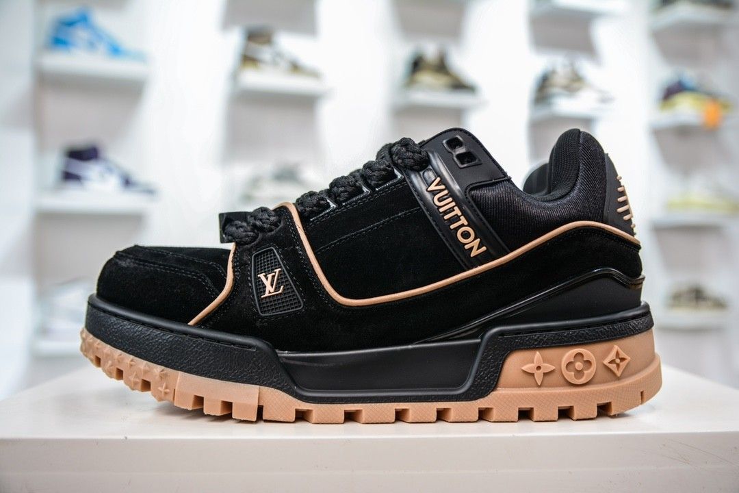 Louis Vuitton Trainner Maxi Sneaker “Black Gold” (2023) 1ABM30, Luxury,  Sneakers & Footwear on Carousell