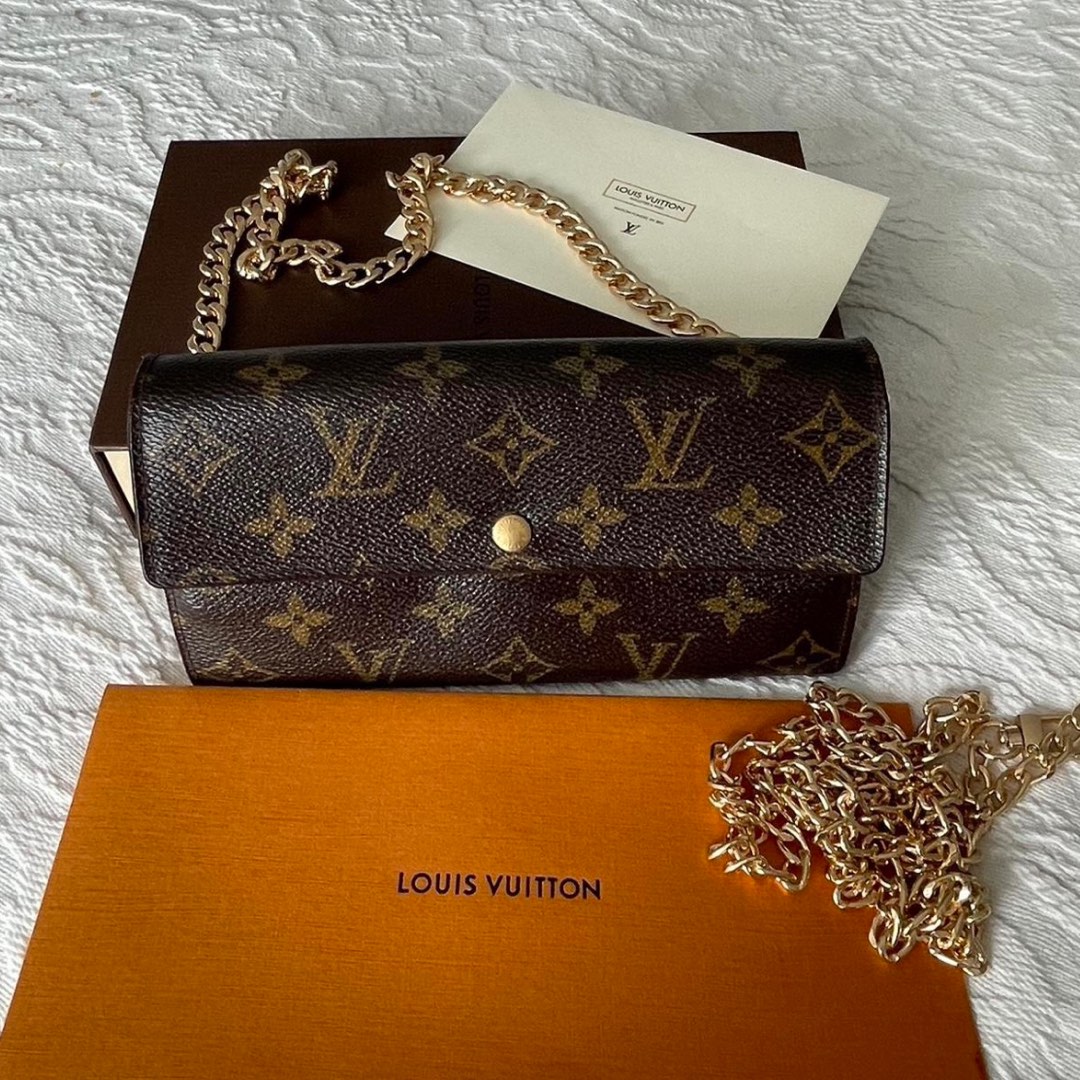 LOUIS VUITTON BOETIE WALLET ON CHAIN, Luxury, Bags & Wallets on Carousell