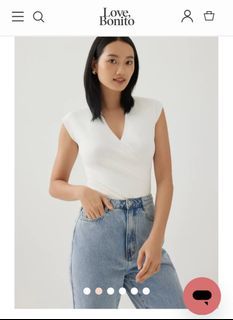 Love Bonito Debbie V-neck Wrap Top