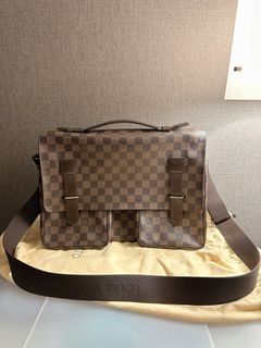 Louis Vuitton Graphite Pochette Kasai Clutch Bag men's bag