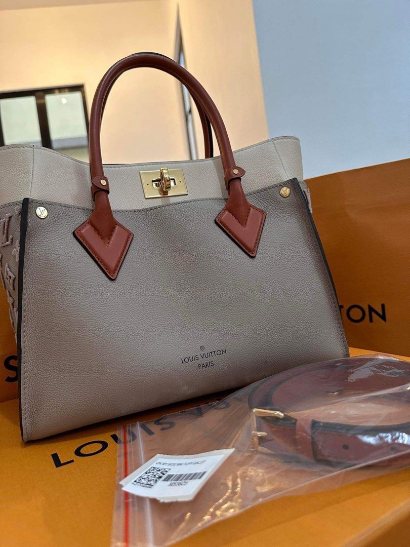 Louis Vuitton On My Side MM, Luxury, Bags & Wallets on Carousell