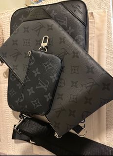 LV Messenger PM Voyager Monogram Eclipse, Luxury, Bags & Wallets on  Carousell