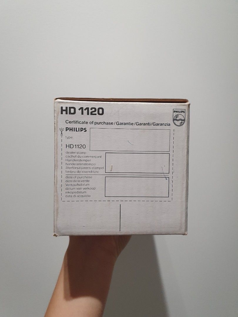 Made in Singapore Philips Vintage Iron HD1120 Discontinued, TV & Home ...