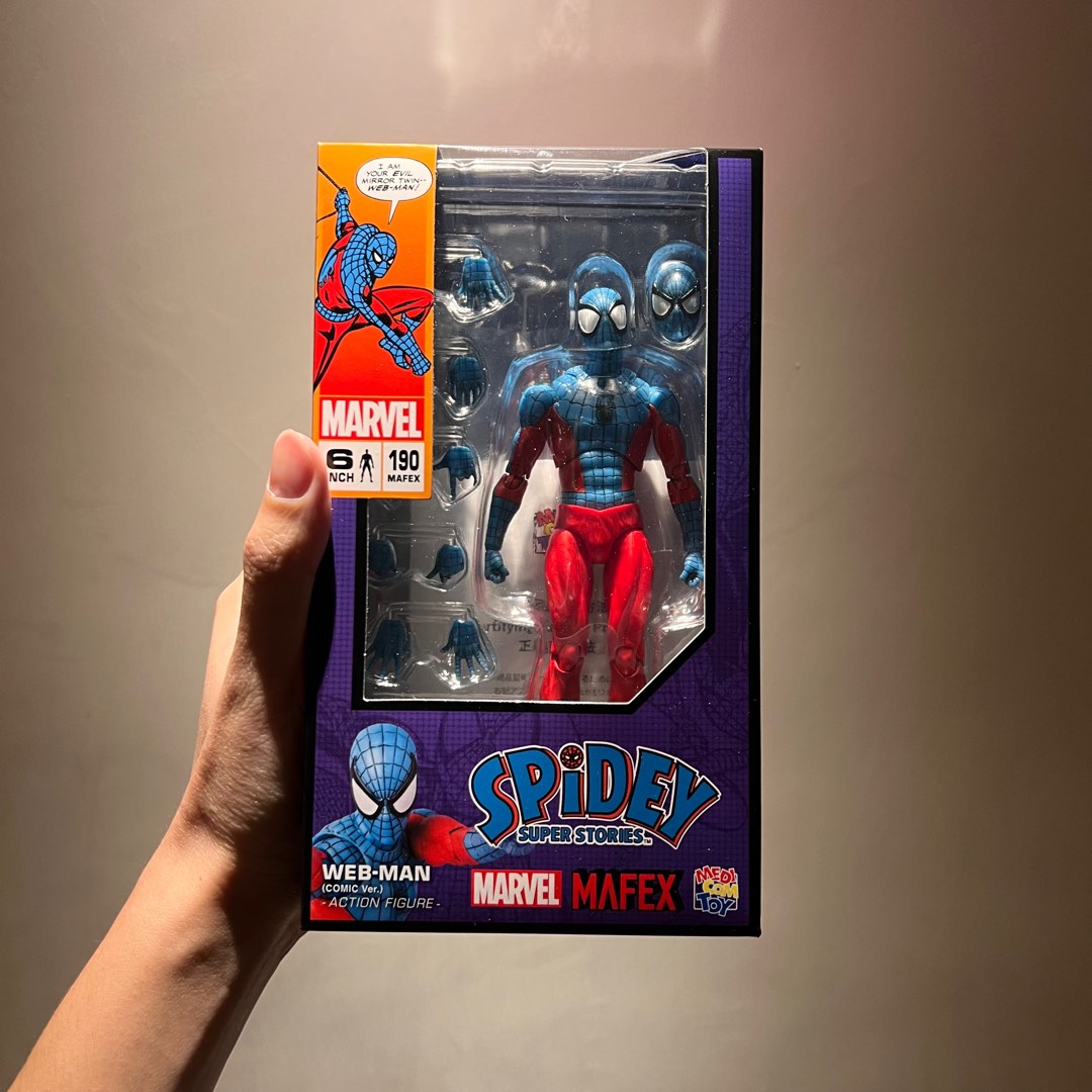 MAFEX No.190 WEB-MAN スパイダーマン Comic ver. Mafex Web Man 190