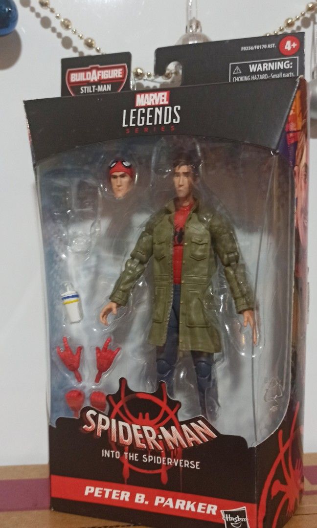 Marvel Legends Peter B Parker Across the spider-verse Intro the spider ...