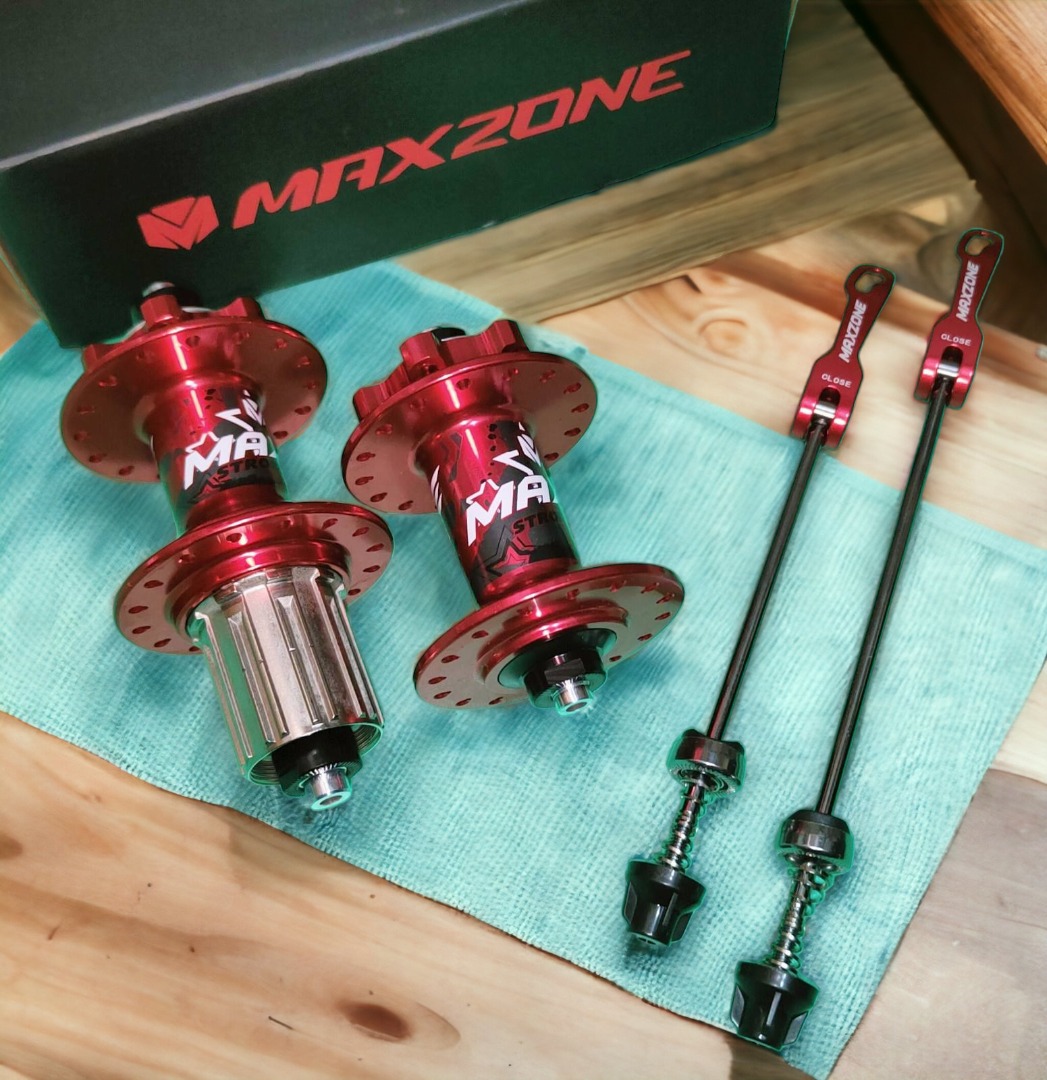 MAXZONE Stroke Hub 32 Holes Tunog Mayaman Hubs Set Cassette Type for
