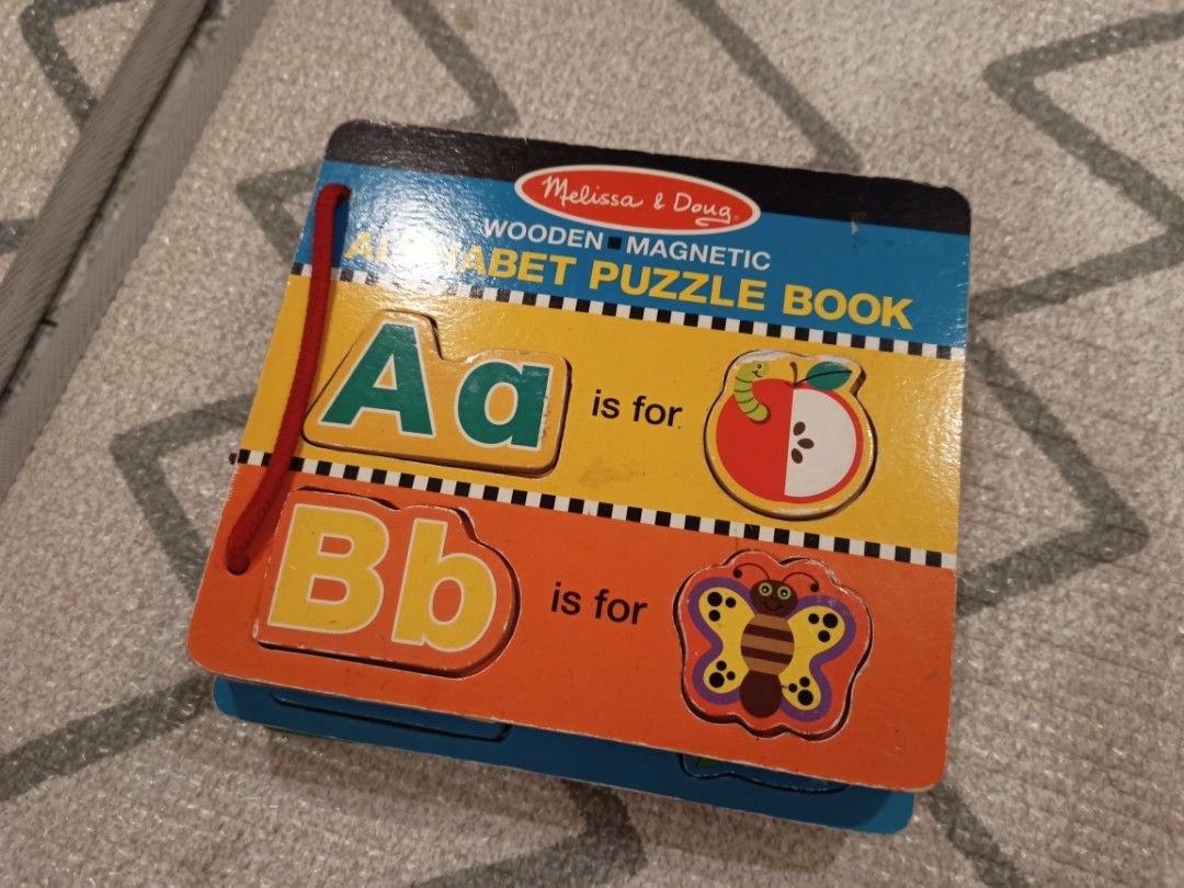 Melissa and doug alphabet puzzle book store
