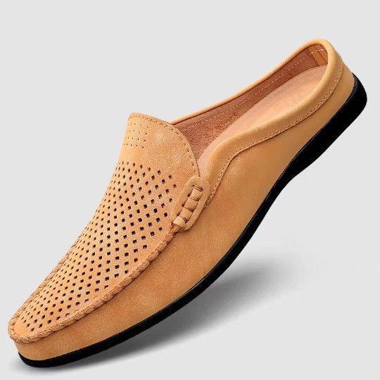 Men slipon loafers shoes yellow black grey comfortable shoes