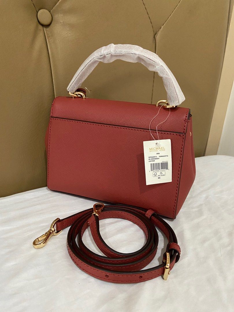 REDUCTION SALE Michael kors AVA terracotta crossbody bag Carousell