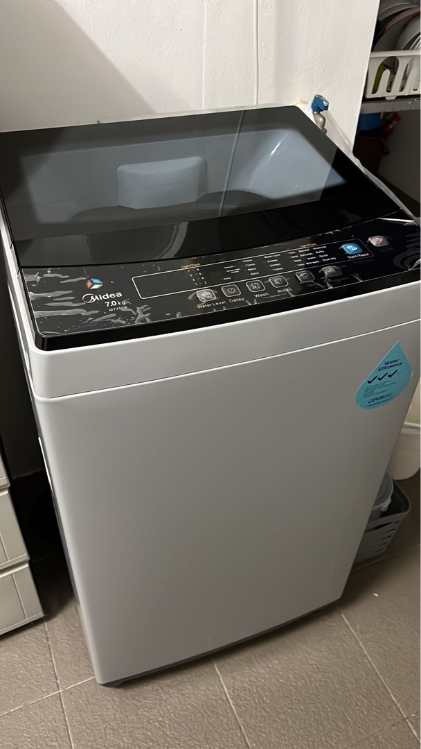 Midea 7kg Top Load Washing Machine, TV & Home Appliances, Washing