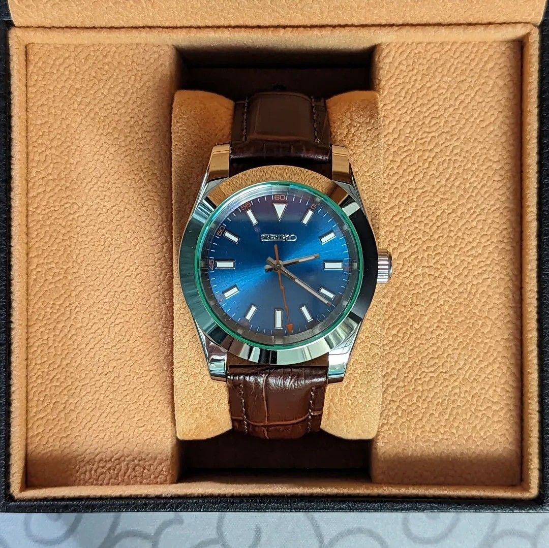 Milgauss on 2024 leather strap