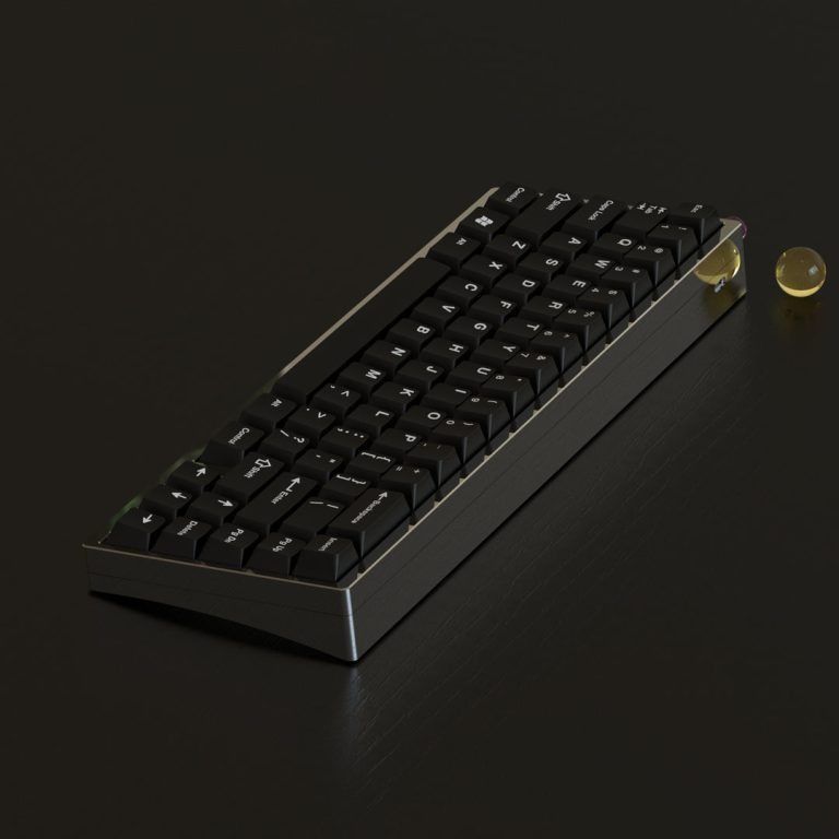 Mirror Polished Aluminium KBD67 LITE R4 Case for KBD67 Lite R4 and 