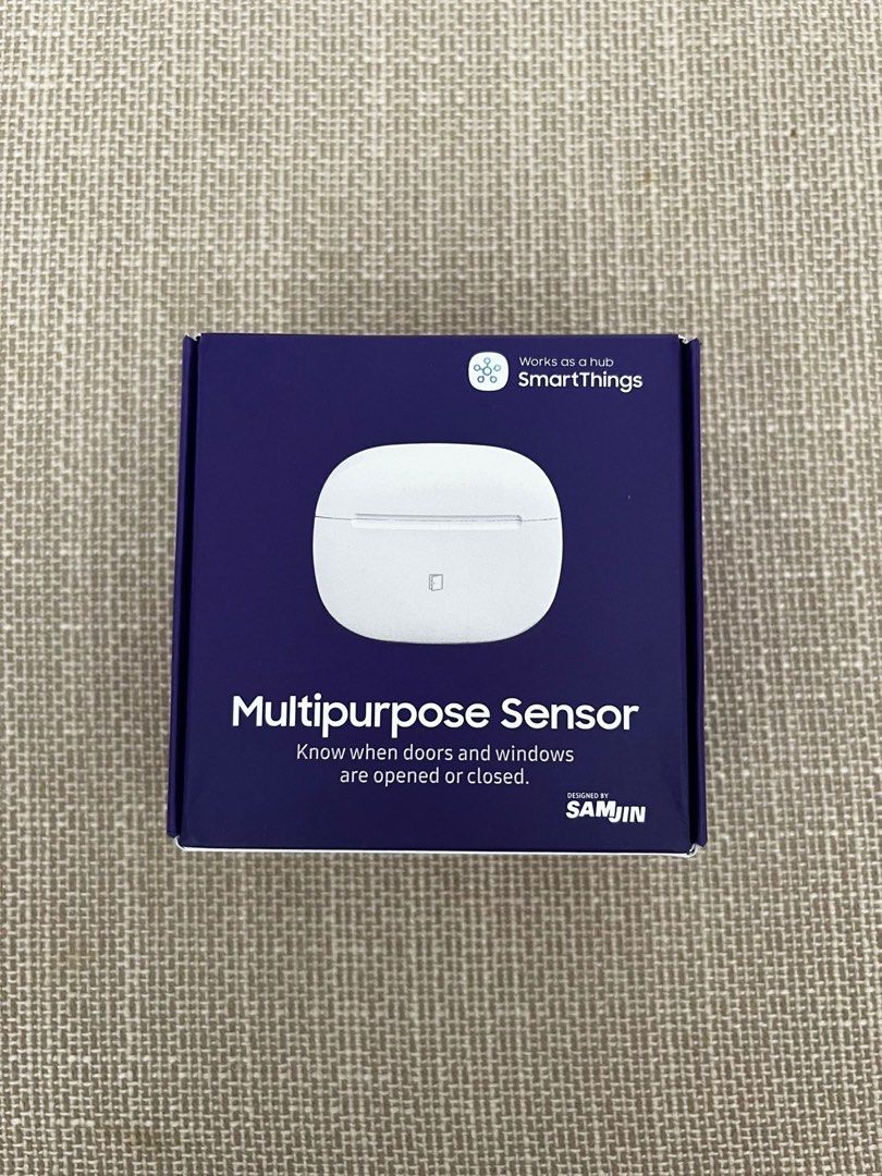 Multipurpose Sensor (Category: Other Security Devices) located in Singapore. Submitted by audir8 (Listing ID 1248910895, Image 1). Description: Selling x1 Multipurpose sensor for $59 Requires a SmartThings Hub or a compatible device with SmartThings Hub functionality. Reason for selling: we don’t have SmartThings Hub.