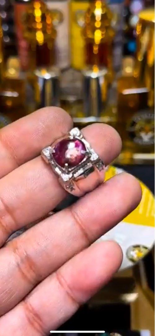 Natural Ruby Men s Fashion Watches Accessories Jewelry