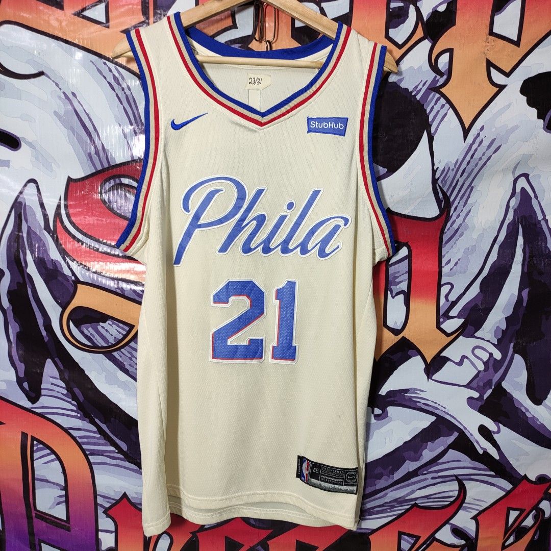 nba philadelphia 76ers swingman jersey joel embiid city edition 22 23