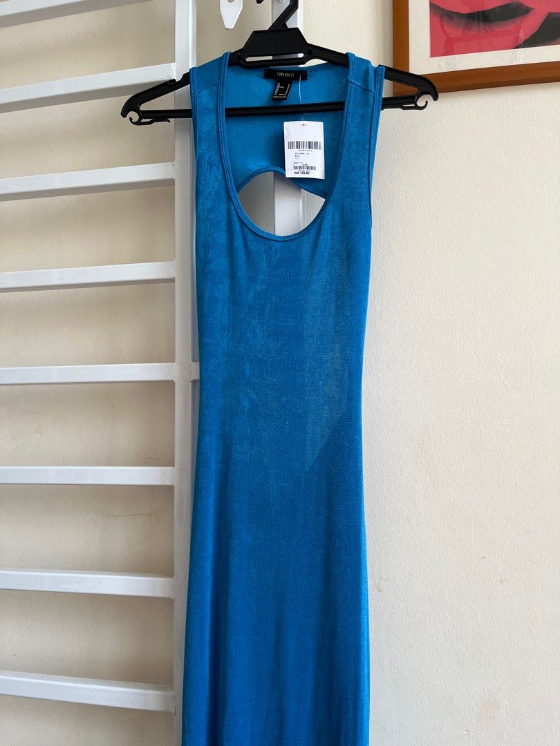 NEW forever 21 blue knit maxi dress with slit, Women's Fashion, Dresses & Sets, Dresses on Carousell NEW forever 21 blue knit maxi dress with slit, Women's Fashion, Dresses & Sets, Dresses on Carousell